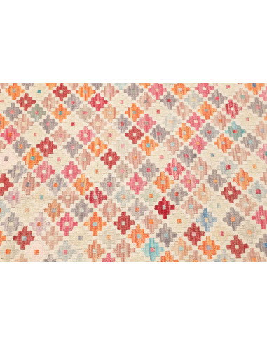 Rug Kilim Afghanistan 79x242 Off-white Multi-co