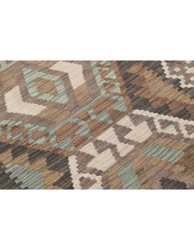 Rug Kilim Afghanistan 63x197 Dark Grey Brown