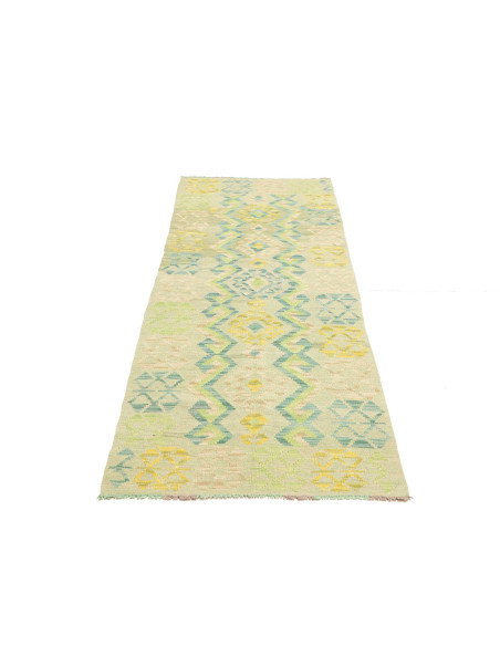 Rug Kilim Afghanistan 76x235 Mint Green Turquoi