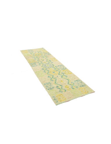 Rug Kilim Afghanistan 76x235 Mint Green Turquoi