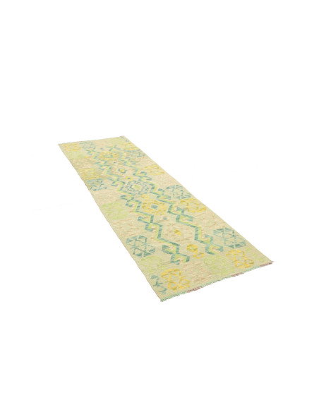 Rug Kilim Afghanistan 76x235 Mint Green Turquoi