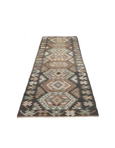 Tappeto Kilim Afghanistan 84x290 Grigio Scuro M 2