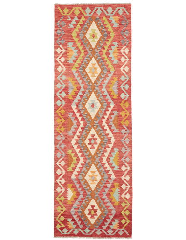 Rug Kilim Afghanistan 81x249 Terracotta Multi-c