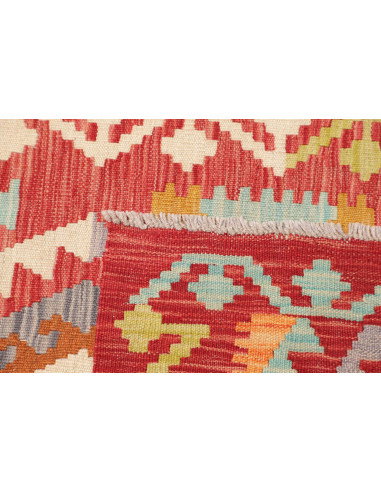 Tappeto Kilim Afghanistan 81x249 Terracotta Mul
