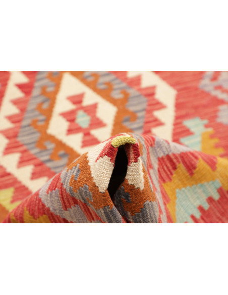 Rug Kilim Afghanistan 81x249 Terracotta Multi-c