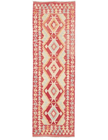 Rug Kilim Afghanistan 77x244 Red