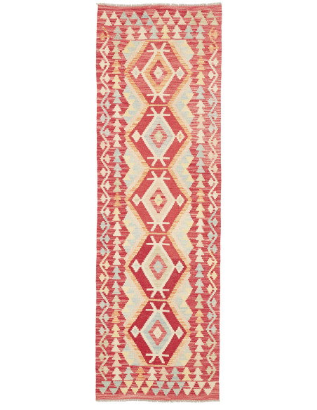 Rug Kilim Afghanistan 77x244 Red