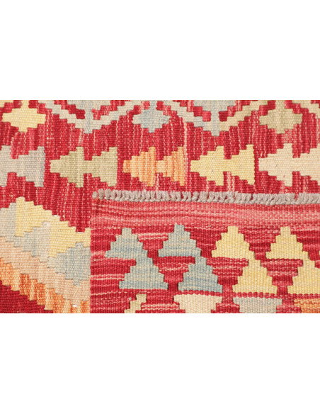 Rug Kilim Afghanistan 77x244 Red