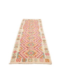 Tappeto Kilim Afghanistan 80x282 Crema Terracot 2