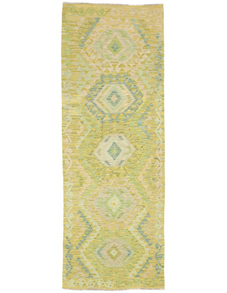 Rug Kilim Afghanistan 82x238 Muted Yellowish-gr