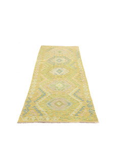 Rug Kilim Afghanistan 82x238 Muted Yellowish-gr 2