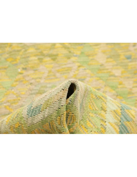 Rug Kilim Afghanistan 82x238 Muted Yellowish-gr