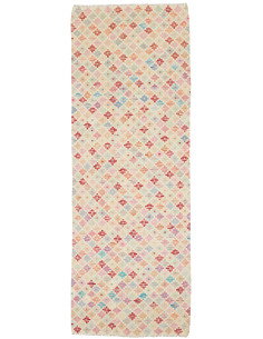 Tappeto Kilim Afghanistan 79x238 Beige Crema