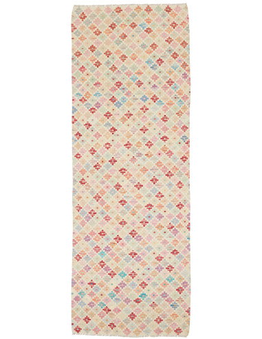 Tappeto Kilim Afghanistan 79x238 Beige Crema