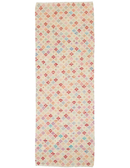 Rug Kilim Afghanistan 79x238 Beige Cream