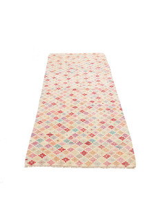 Rug Kilim Afghanistan 79x238 Beige Cream 2