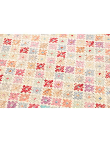 Tappeto Kilim Afghanistan 79x238 Beige Crema