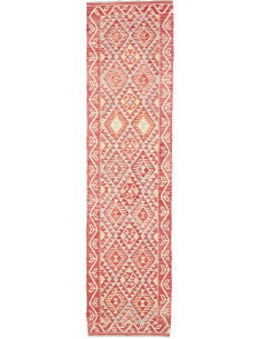 Rug Kilim Afghanistan 76x295 Terracotta Red Bei