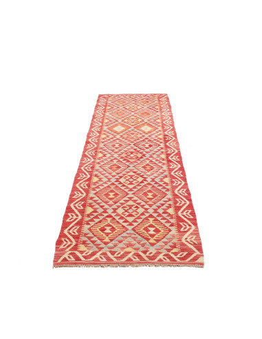 Rug Kilim Afghanistan 76x295 Terracotta Red Bei