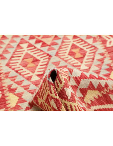 Rug Kilim Afghanistan 76x295 Terracotta Red Bei