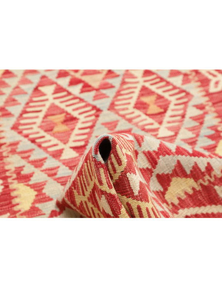 Rug Kilim Afghanistan 76x295 Terracotta Red Bei