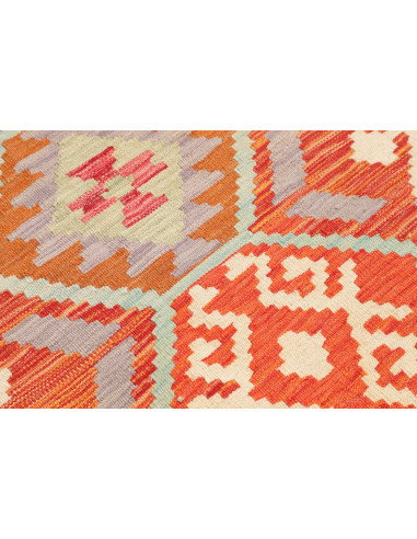 Rug Kilim Afghanistan 73x238 Terracotta Orange