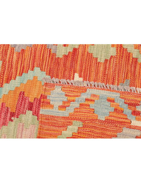 Rug Kilim Afghanistan 73x238 Terracotta Orange