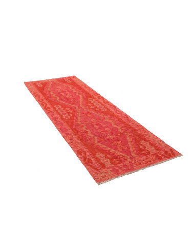 Tappeto Kilim Afghanistan 87x244 Terracotta Ara