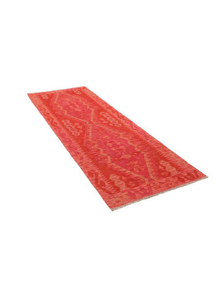 Tappeto Kilim Afghanistan 87x244 Terracotta Ara