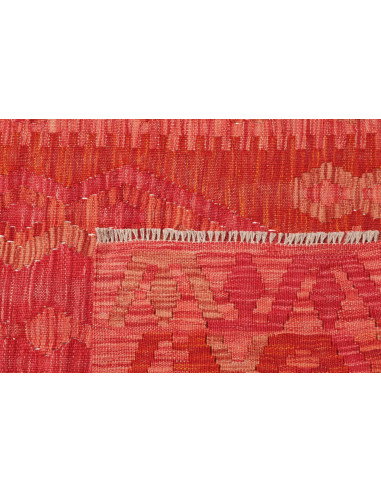 Tappeto Kilim Afghanistan 87x244 Terracotta Ara