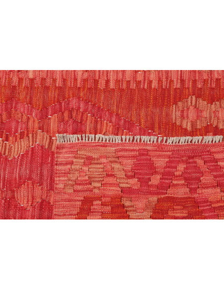 Rug Kilim Afghanistan 87x244 Terracotta Burnt O