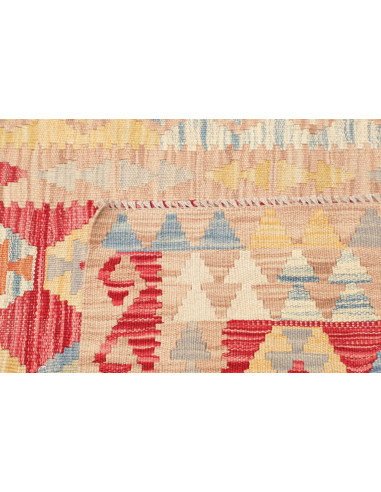 Rug Kilim Afghanistan 78x282 Red Blue