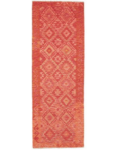 Rug Kilim Afghanistan 85x241 Terracotta Red Ora