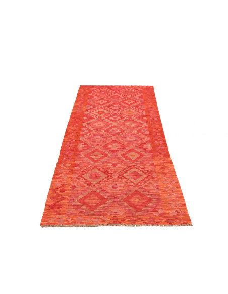Rug Kilim Afghanistan 85x241 Terracotta Red Ora
