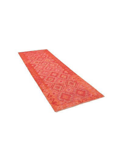 Rug Kilim Afghanistan 85x241 Terracotta Red Ora