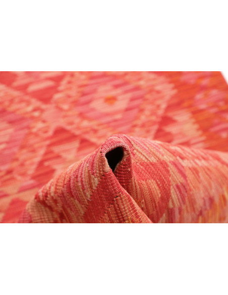 Rug Kilim Afghanistan 85x241 Terracotta Red Ora