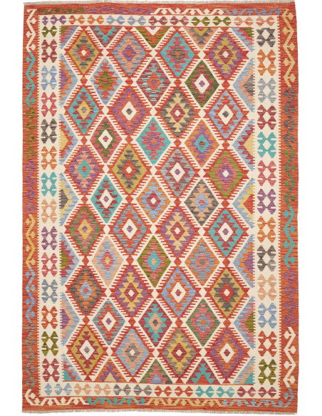 Rug Kilim Afghanistan 203x301 Multicolored Terr