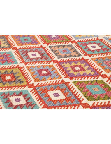 Tappeto Kilim Afghanistan 203x301 Multicolore T