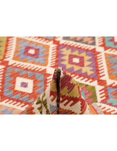 Rug Kilim Afghanistan 203x301 Multicolored Terr