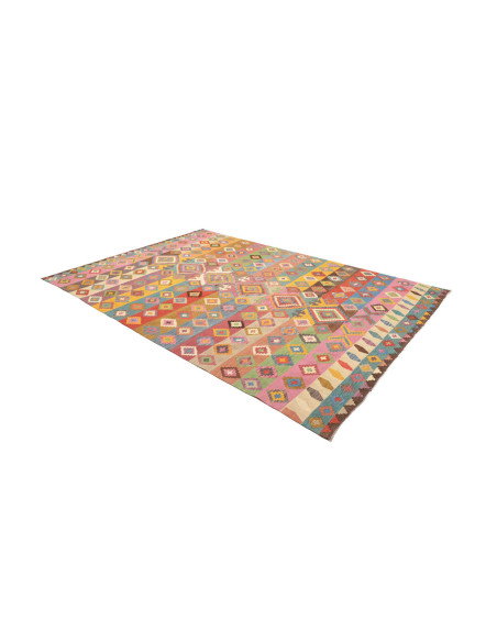 Tappeto Kilim Afghanistan 204x296 Multicolore R