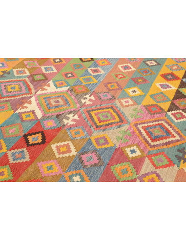 Tappeto Kilim Afghanistan 204x296 Multicolore R