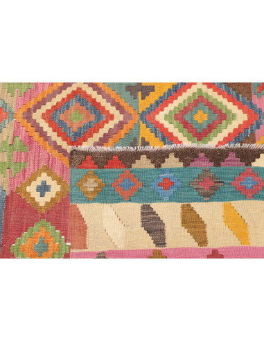 Tappeto Kilim Afghanistan 204x296 Multicolore R