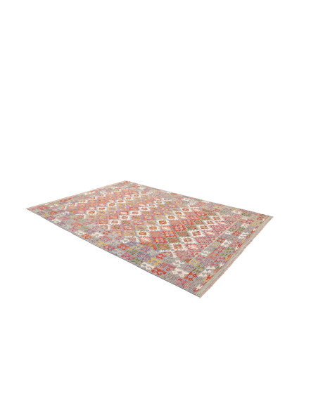 Rug Kilim Afghanistan 204x292 Lavender Blue Gre