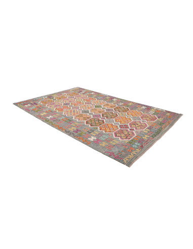 Rug Kilim Afghanistan 204x301 Muted Blue Grey O