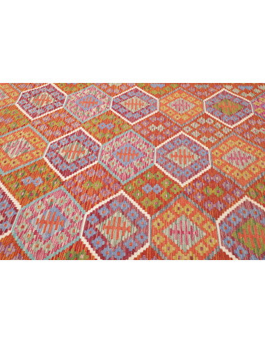 Rug Kilim Afghanistan 204x299 Terracotta Orange