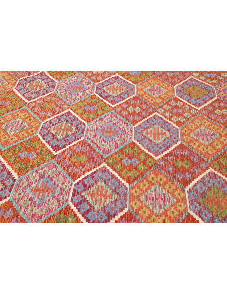 Rug Kilim Afghanistan 204x299 Terracotta Orange