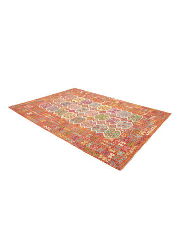 Tappeto Kilim Afghanistan 205x292 Arancione Ter