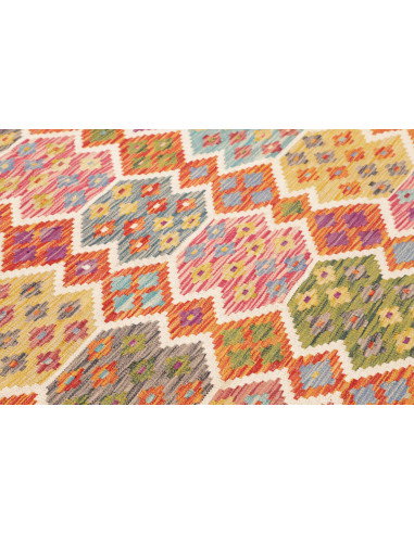 Tappeto Kilim Afghanistan 205x292 Arancione Ter