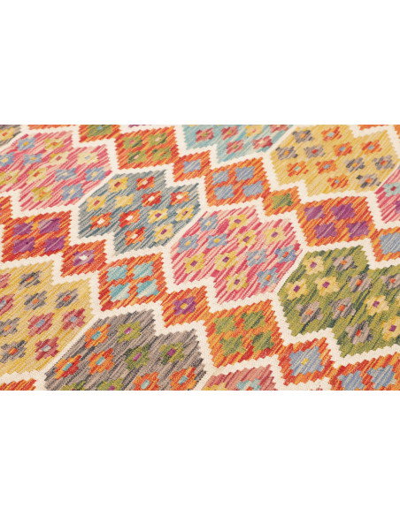 Tappeto Kilim Afghanistan 205x292 Arancione Ter