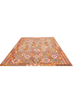 Rug Kilim Afghanistan 207x294 Terracotta Orange 2